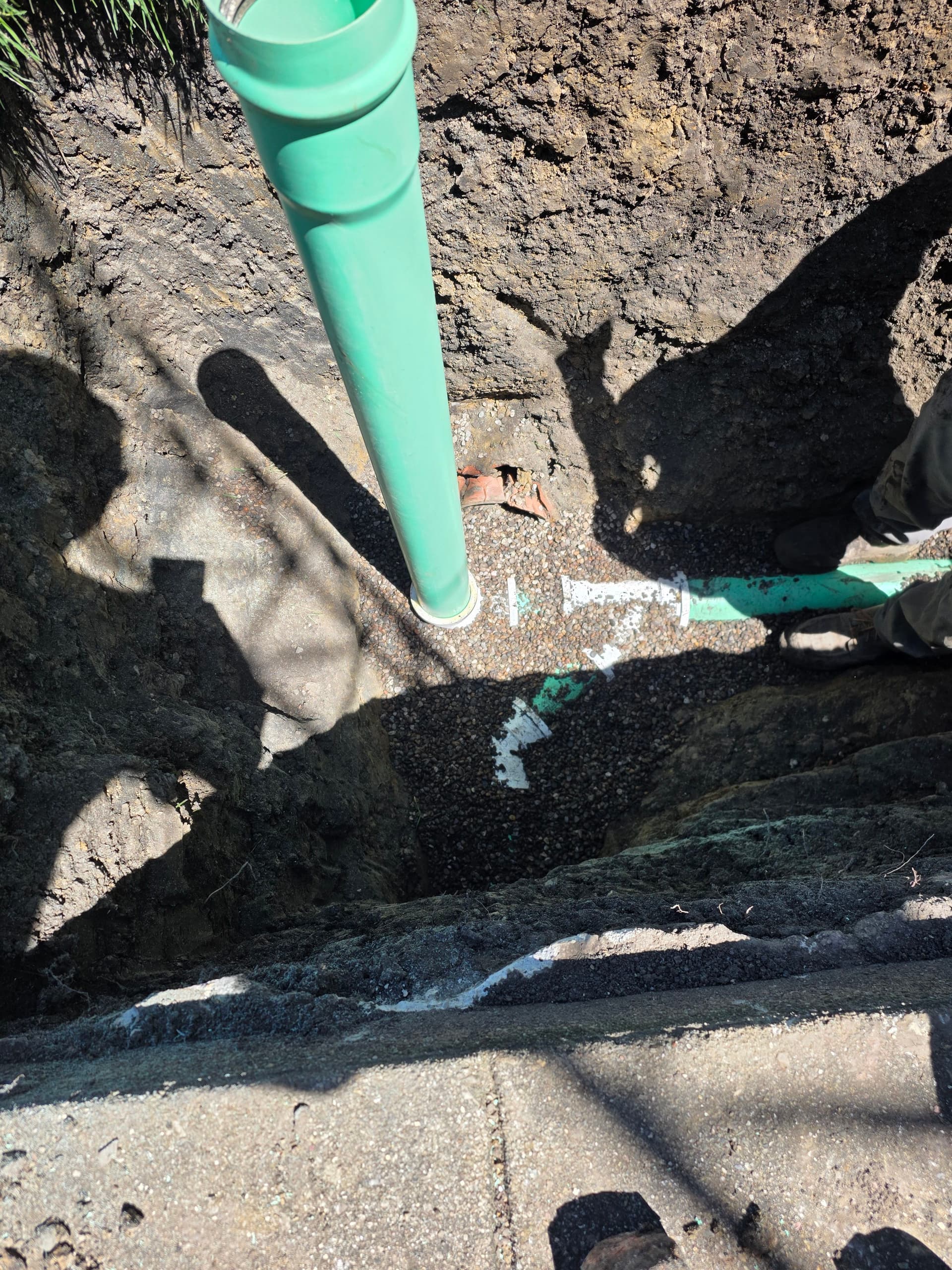 Gallery photos for Sewer Line Relocation Goes 12 Feet Deep to Hit the City Main: Image #5