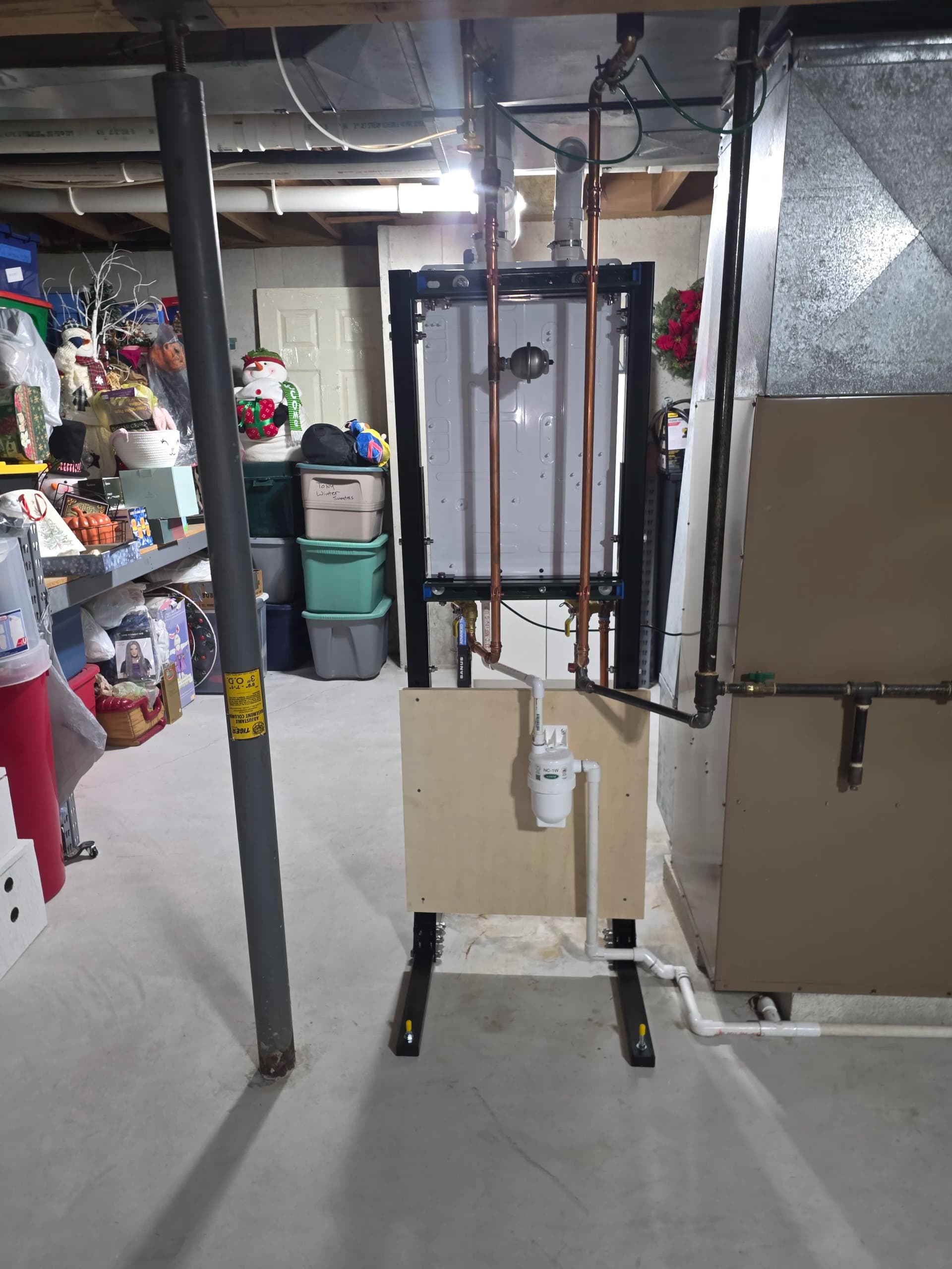 Gallery photos for Clean Tankless Water Heater Install Built to Last: Image #1