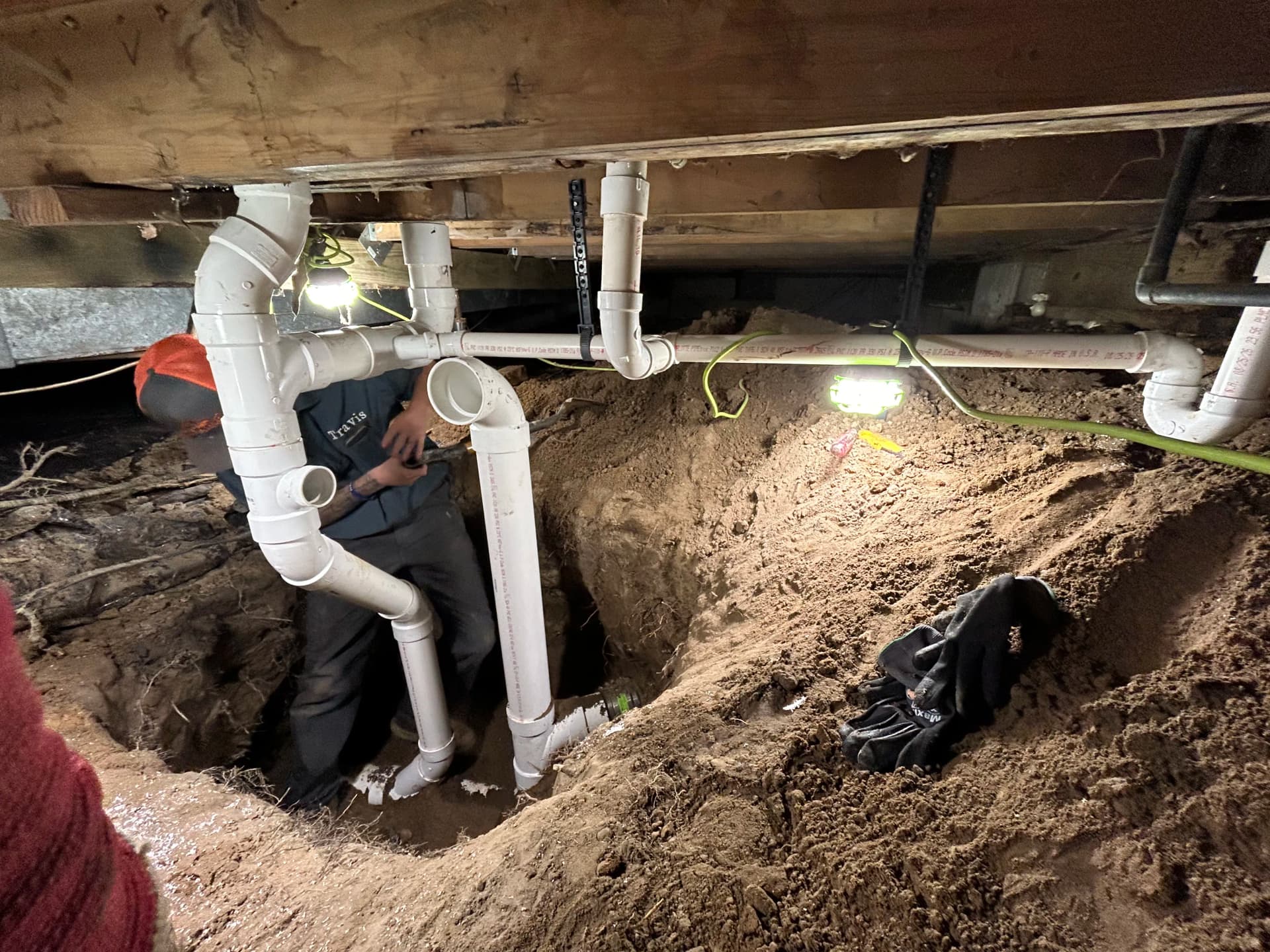 Gallery photos for Crawl Space Sewer Repair That Most Plumbers Won't Touch: Image #2