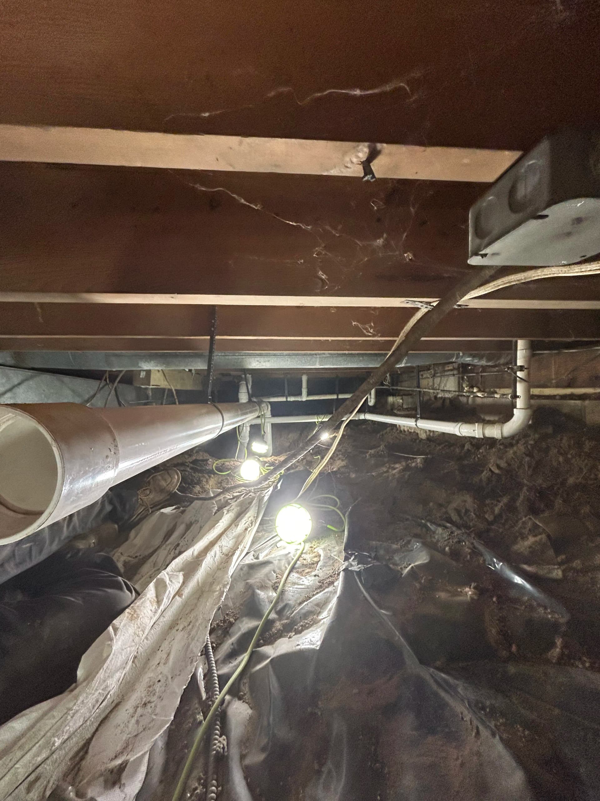 Gallery photos for Crawl Space Sewer Repair That Most Plumbers Won't Touch: Image #1
