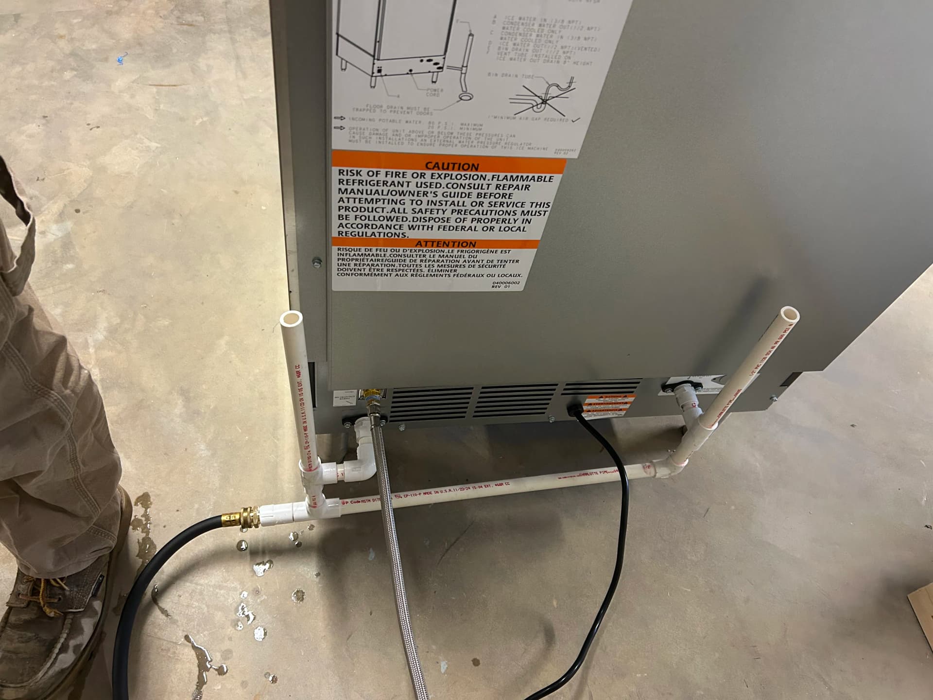 Gallery photos for Ice Machine Install for a Repeat Tankless Water Heater Customer: Image #1