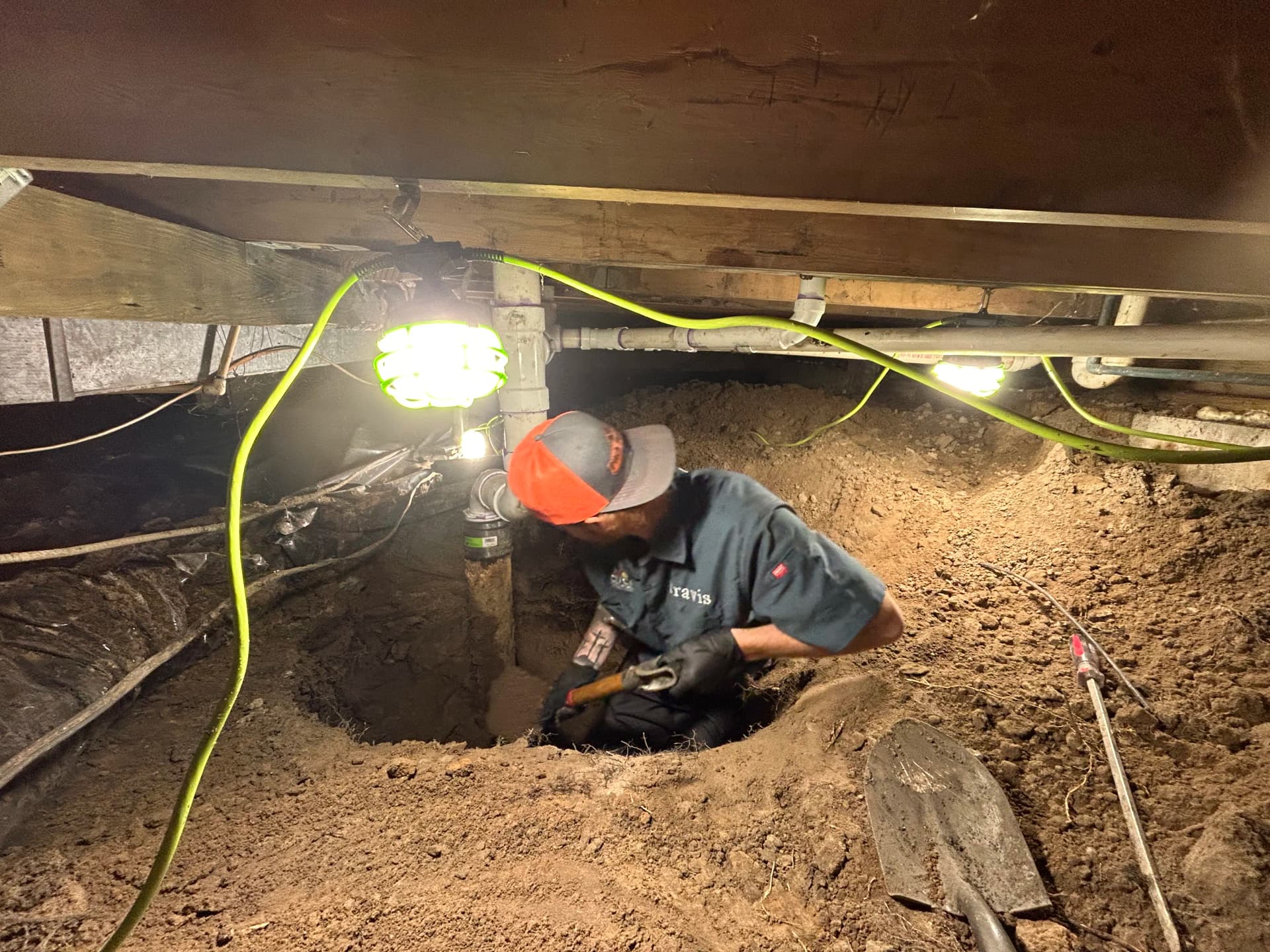 Crawl Space Sewer Repair That Most Plumbers Won't Touch image