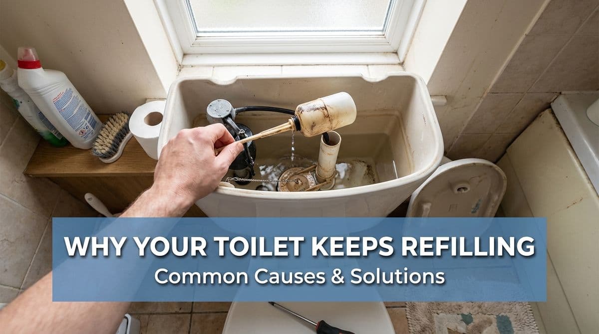 Why Your Toilet Keeps Refilling & What to Do About It image